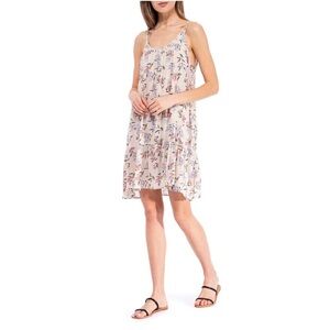 NEW bobeau Cori Ruffle Neck Tank Dress